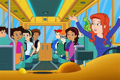 Magic school bus saturated all over